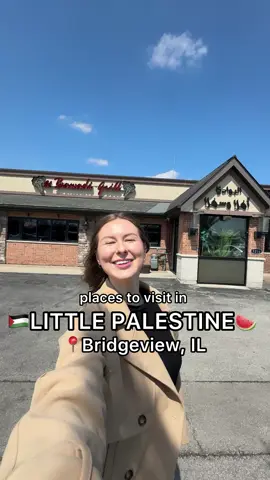 The best way to spend the day in Little Palestine ♥️🇵🇸 #littlepalestine #bridgeviewchicago #bridgeview #albawadigrill #ArabTikTok #chicago #chicagoland #chicagofood #chicagothingstodo 