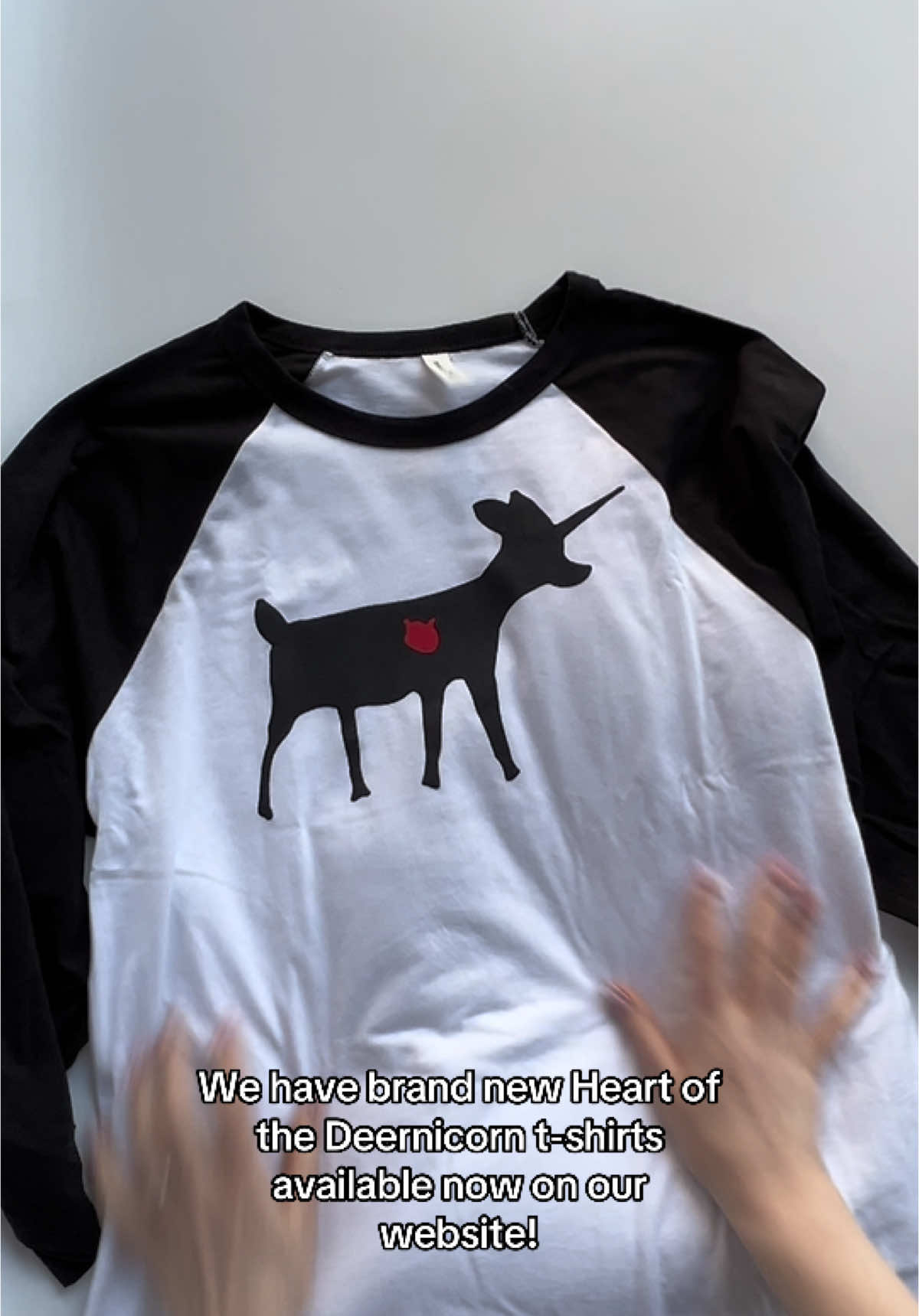 Grab your handprinted Deernicorn shirt now on our website! #ttrpgs #ttrpg #beggartok #screenprinting 