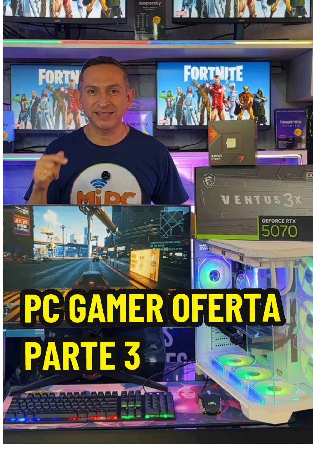 🤩Super #PcGamerGamaAlta, completo y potente!  PARTE 3 de la #Serie !  🔥Llévatelo por solo $7.500.000🔥 🇨🇴Recuerda que hacemos envios a toda colombia!  Escríbenos al whastapp para mas información! 📱WhatsApp 301-392-2368 🛒 www.mipcparquecentral.com 📍C.C. Parque Central Local 72 🇨🇴 Envíos a toda Colombia ———— #EstiloYRendimiento #Pcgamer #PcGaming #SetupGamer #Gamers #Gaming #PcGamer #GamingOnTikTok   