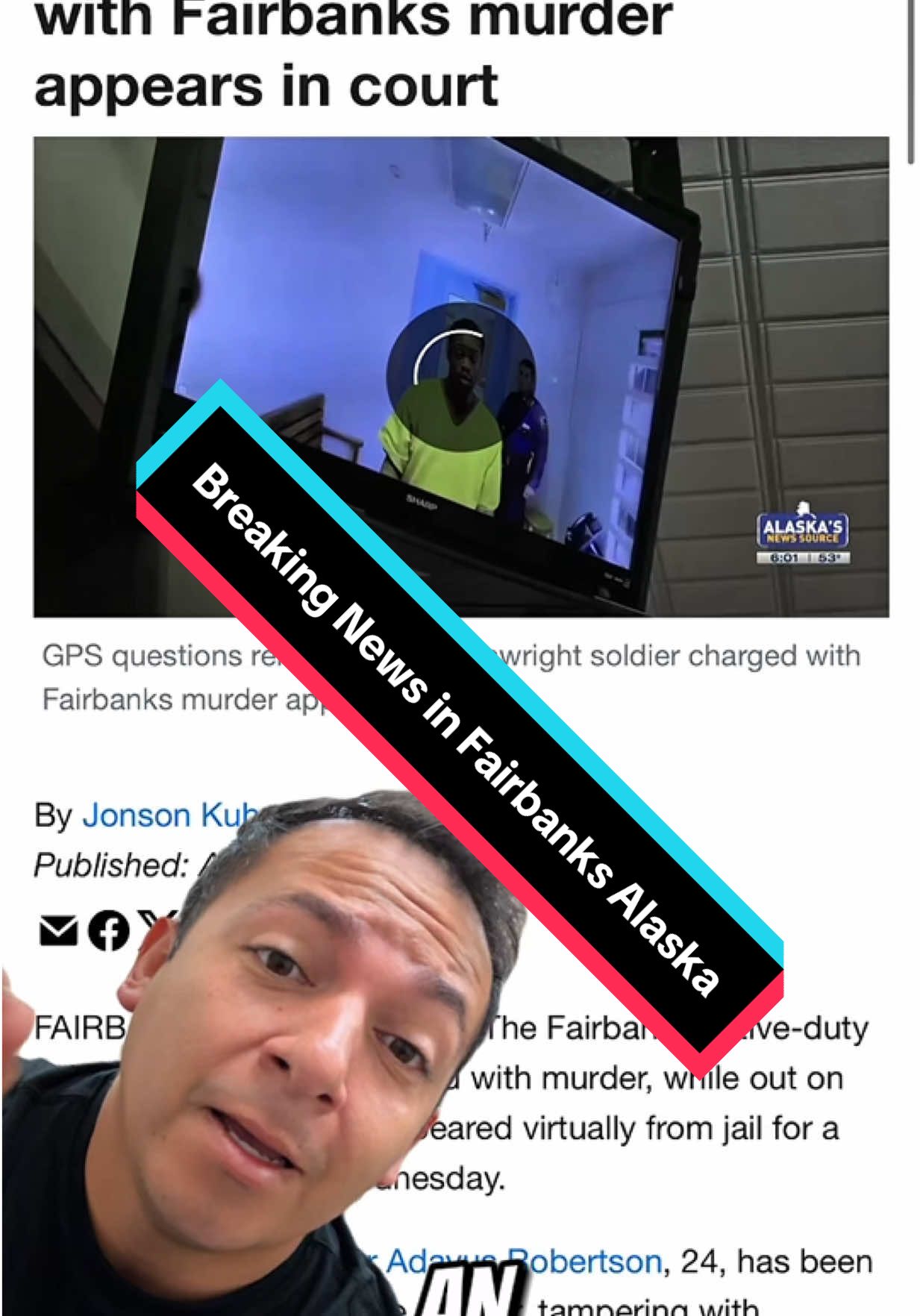 Breaking Military News story in Alaska involving a Soldier #army #marines #navy #airforce #miltok #military #veteran #militarynews 