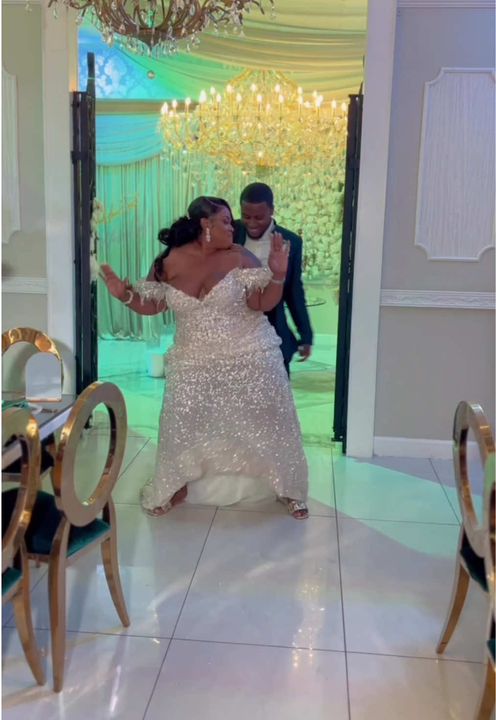 Mood For This Weekend! Bride & Groom  brought the dance with them. 🇭🇹🇭🇹🇭🇹  𝐂𝐚𝐫𝐦𝐞𝐥𝐚 + 𝐄𝐫𝐧𝐬𝐭 💚🤍 Reel | @5ivestarmm  Bride | @jeudycarme  Wedding Planner: @christelabella  Photographer | @jroos_photography_llc  Venue | @crystalballroomonlakemelva  Bridal headpiece & jewelry | @jewelsbycharles elry Production | @5ivestarent @power_entertainment_prod  DJ | @teddymix88  Hosting | @samuel_laguerrre  Branding | @certifiedgraphic  More vendors to be added…