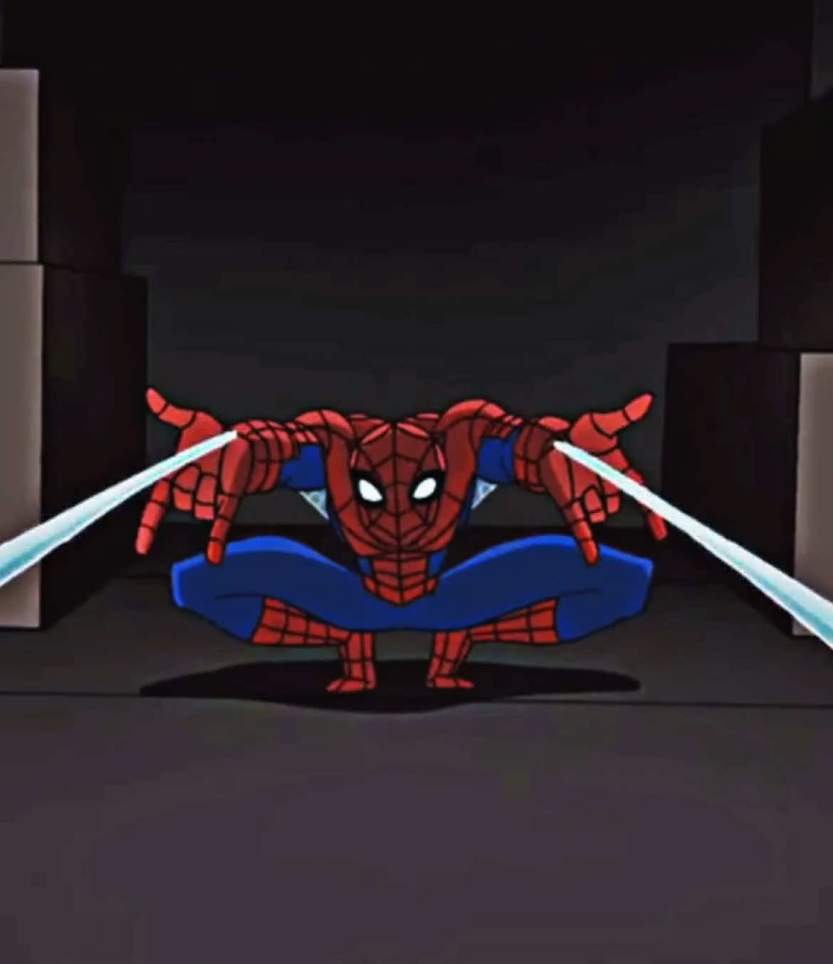 Shovin it in raw this time ‘round #spiderman #spectacularspiderman #peterparker 