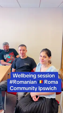 Wellbeing session Romanian 🇷🇴 Roma #Ipswich 