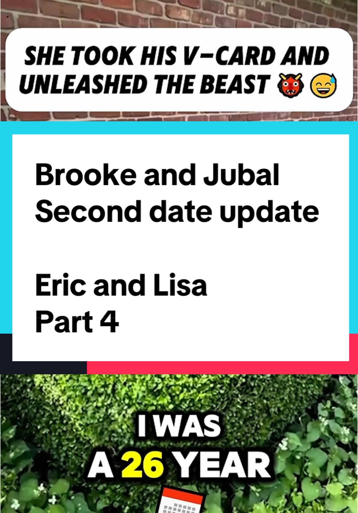 Brooke and Jubal Sexond Date Update | Eric and Lisa | Part 4 #brookeandjubal #seconddateupdate #fypシ #story #storytime #fyp 