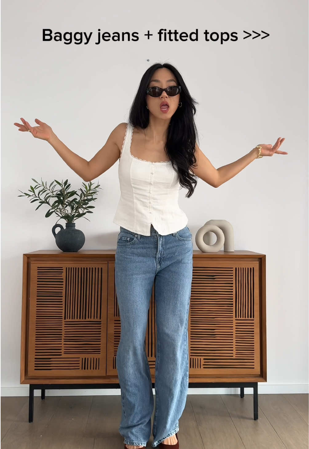 My go to outfit formula! Everything is from @D Y N A M I T E  and click the link in my bio to shop! #springoutfit #styletipsforwomen #fashiontiktok #easystyle #springfashion 