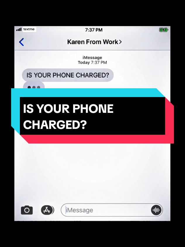 IS YOUR PHONE CHARGED? #textstories #texts #texting #fyp #viral 