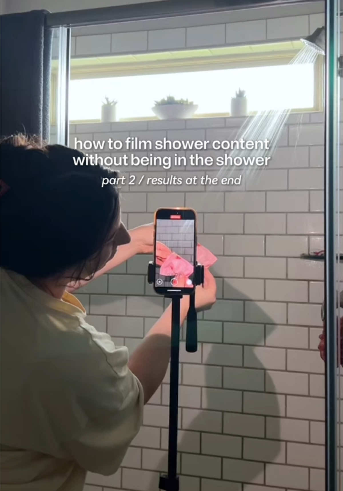 Creating eye-catching content using just my phone has completely changed my life over the last few years… allowing me to quit my job & create content for brands full time! If you want full tutorials of ALL my best filming & editing tips, head to my link in bio to grab a spot in my 14 Day Content Glow-Up Challenge designed to help you create content you’re proud to post using just your phone (no fancy camera required)🤳✨  The key to these shower shots is to zoom in & set your tripod up just outside the shower!  Though I admittedly brought my phone in with me for those last few shower shots to go the extra mile🙈, they could have been omitted or even achieved with this method instead if you really don’t want to risk getting your phone wet, which I understand lol.  What else do you want to know about my content creation workflow?👇 Let me know below, I’d love to share! #contentcrestiontips #contentcreatortips #contentcreation #contentcreator #contentcreators #creatorsoftiktok #behindthescenes #bts #ugc #ugccreator #ugctips #ugcexample #ugcexamples #ugcvideo 