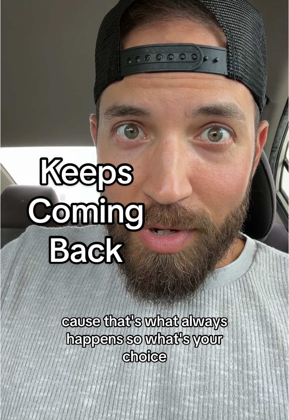 Spoiler alert, he keeps coming back because of you. But the good news is, you’re in control of your closure, not him. Set the boundaries and STICK with em. #datinglife #closure #datingstorytime #breadcrumbing 