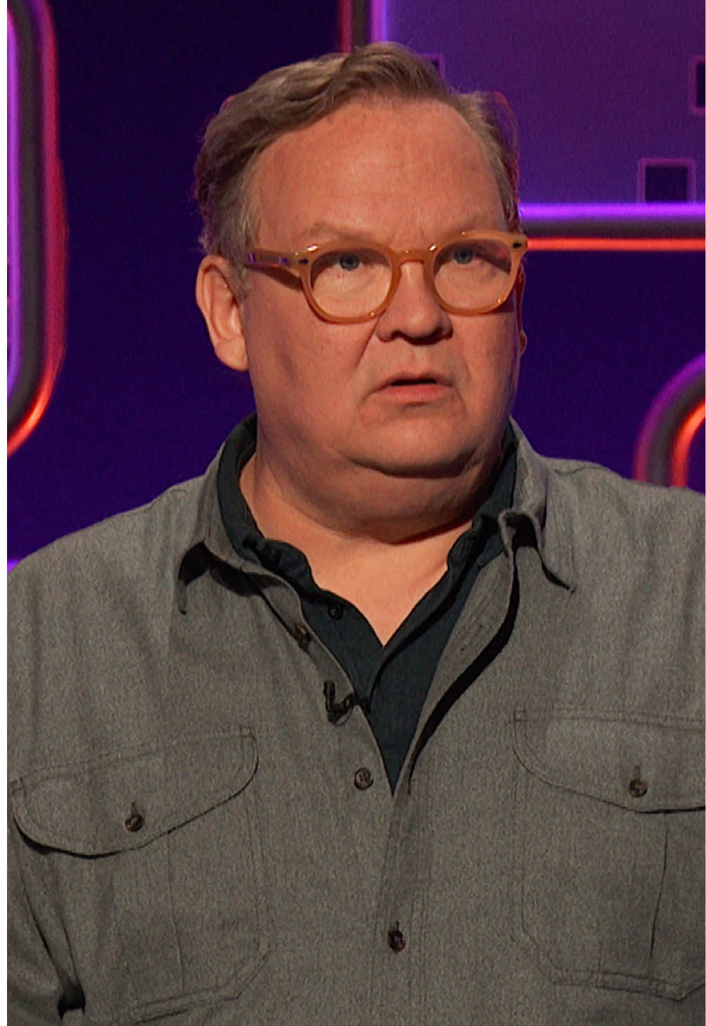 Andy Richter asking the real questions  credit: @ceci  #aftermidnight #taylortomlinson #gameshow  #collegeadmissions #rejected 