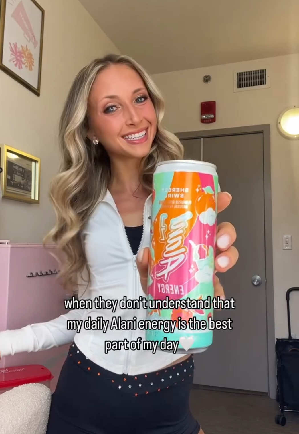 The BEST part of our day 🧡🌈✨  #obsessed #alaninu #sherbetswirl #energy  @•Maris• 