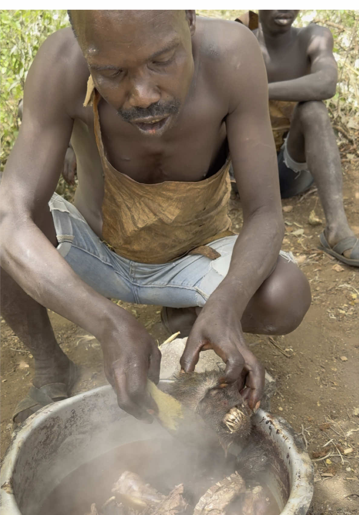 Cooking in the wilderness #fyp #foryou #cooking #viralvideos #goviral #culture #hadzabetribe 