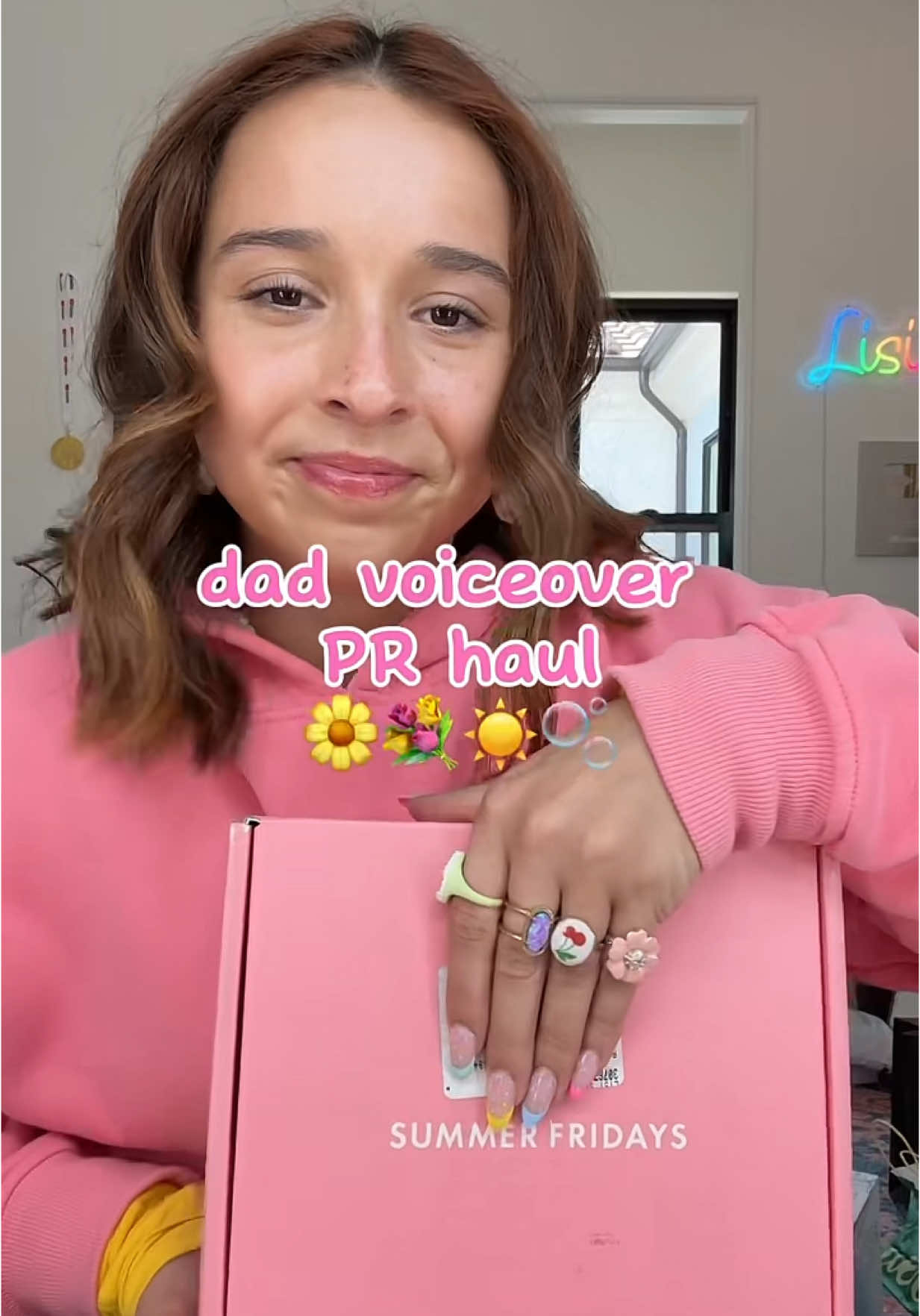 dad does my PR voiceover!!! 🍬☀️💕💐 @dadmode.lowbattery #pr #prhaul #prunboxing #prhauls #haul #hauls #haulacc #funny #funnypr #prfunny #prunboxingvideos #voice #voiceover #voiceovers #prasmr #prhaul #prhauls #prunboxing #voiceovervlog #unboxing #unboxingvideo #skin #skincare #skincareroutine #lipbalm #dad #dadanddaughter #dadvoiceover @Summer Fridays @Iris&Romeo @Saie @Hard Candy @kalade 