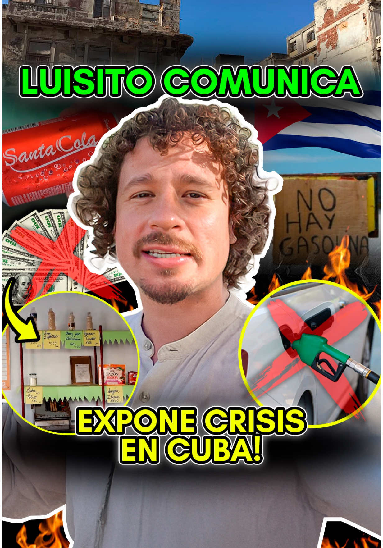 Luisito Comunica expone a Cuba! Hace unas semanas lo funaron por “vendido”, ahora sale el primer video de Luisito Comunica en Cuba donde expone escasez, apagones y propaganda política! #luisitocomunica #Cuba #luisito #noticias 
