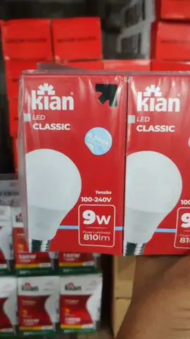 Kit com 10 lâmpadas led Kian de 9W Bivolt 