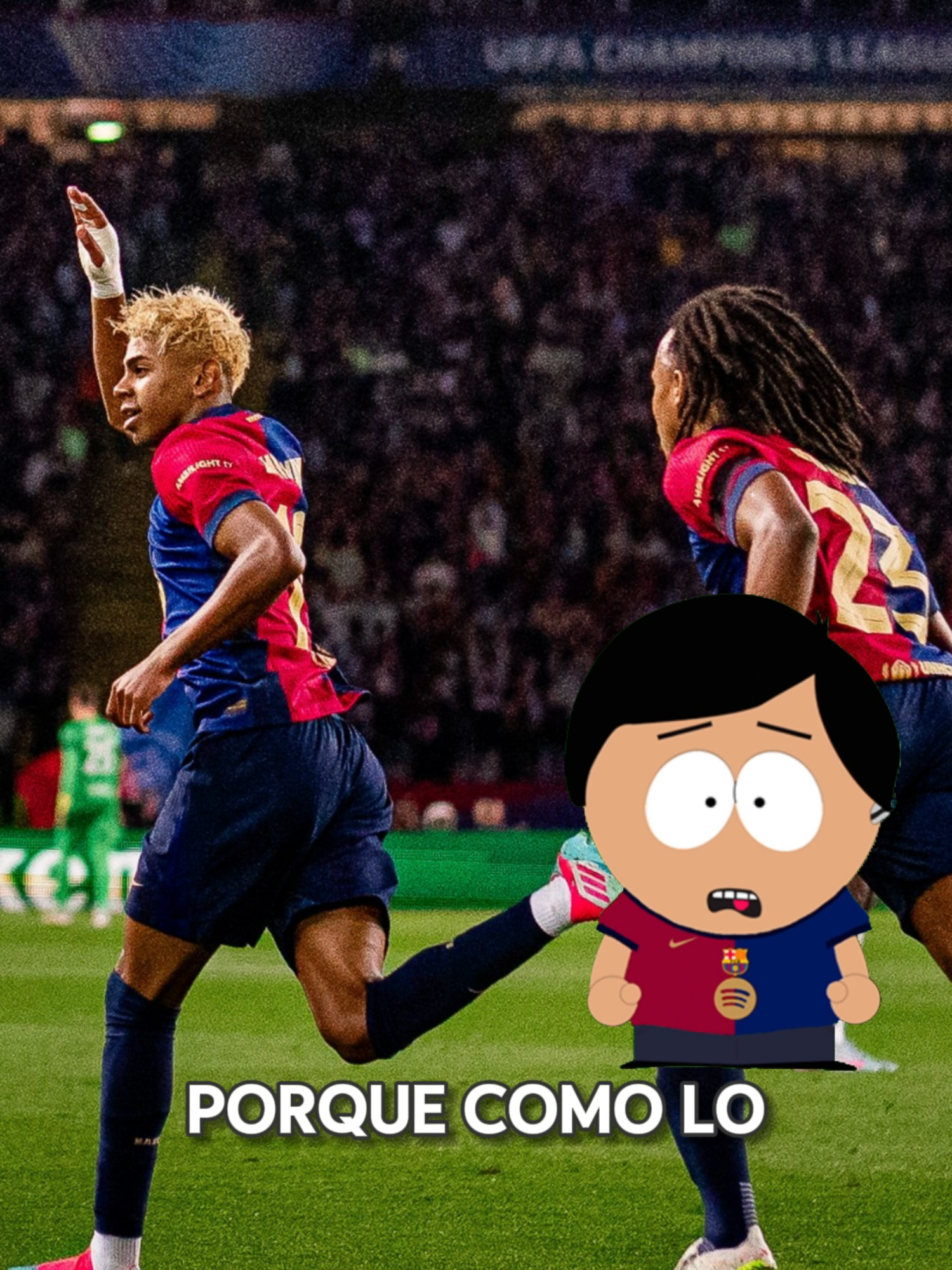 Lo que me quedó de la semifinal de ida #barcelona #championsleague