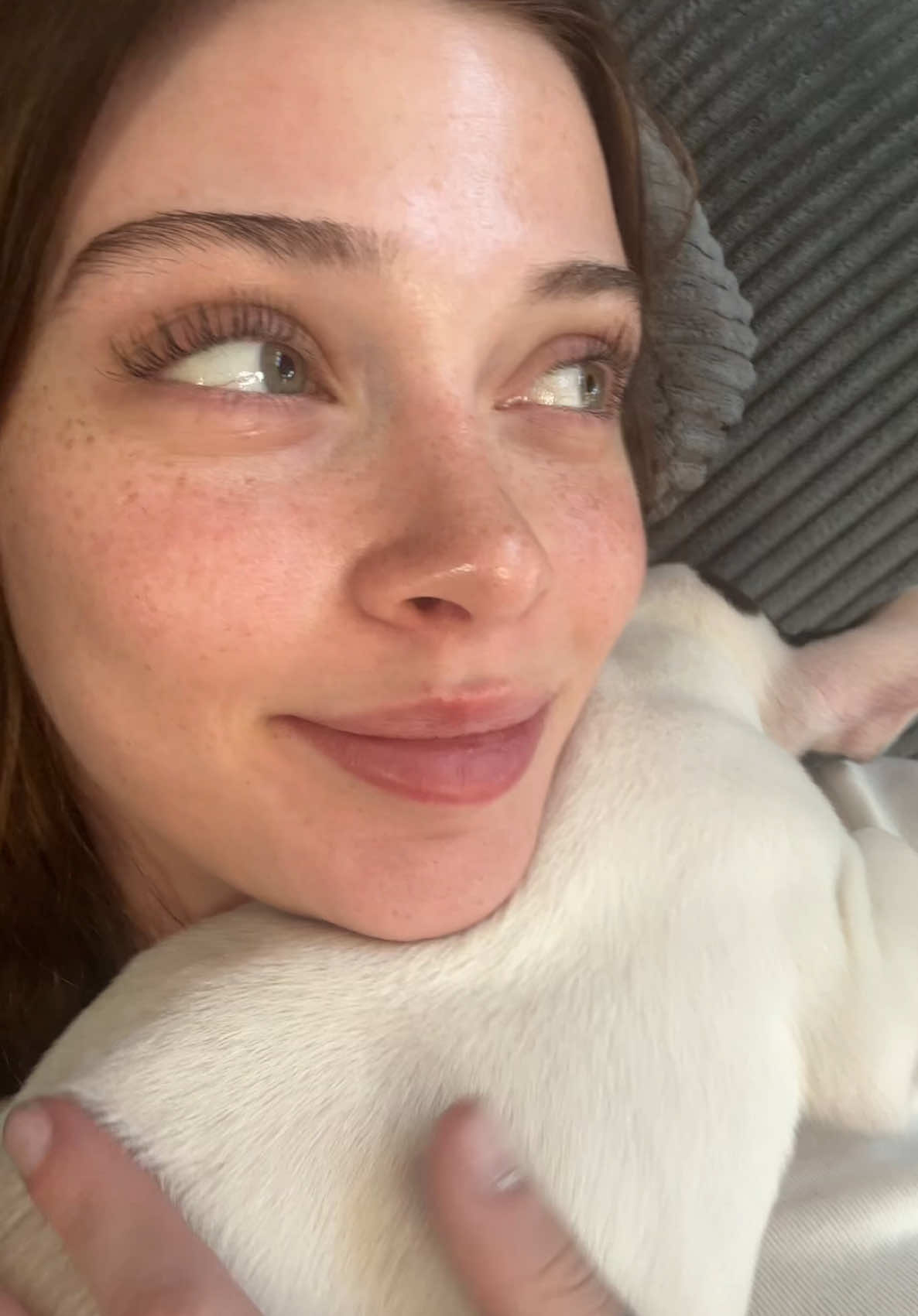 more puppy cuddles with dolly