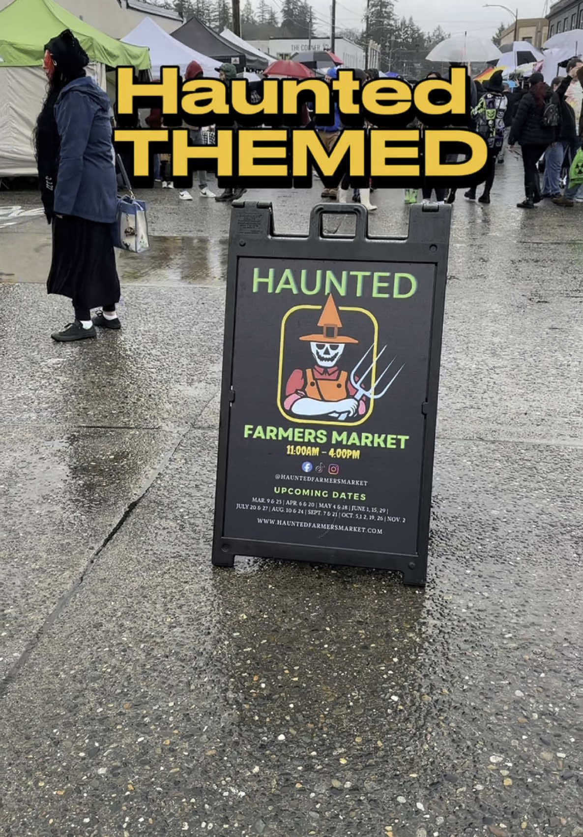 See you this weekend, May 4th from 11am - 4pm at S 54th St & S Tacoma Way Tacoma WA 98409 or you can type in Haunted Farmers Market Tacoma into your Google or Apple Maps. The market is dog friendly, street parking, music, food, shopping and more. #Haunted #Spooky #GothMarket #MayThe4thBeWithYou #StarWars