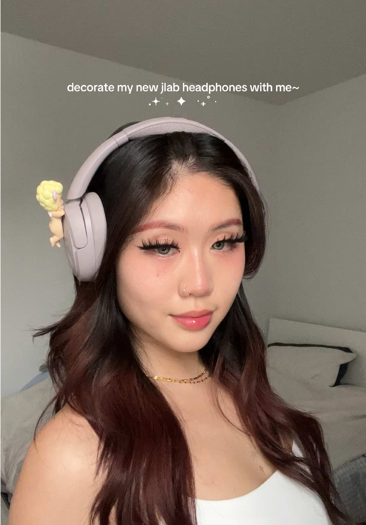 this mauve color is perfect .𖥔 ݁ ˖   ✦    ‧₊˚ ⋅ #jlab #jlabheadphones #jlabearbuds #headphones #headphonesrecommended #headphones🎧 #sonnyangel #sonnyangels #sonnyangeltok #sonnyangelhippers @JLab @jlab_store #overtheearheadphones 