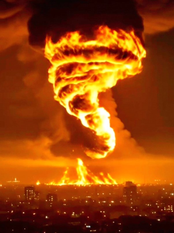 Ring of Fire seems be to turning like a tornado or hurricane, or maybe this Fire Ring is a Portal to somewhere. #ringoffire  #wildlife 