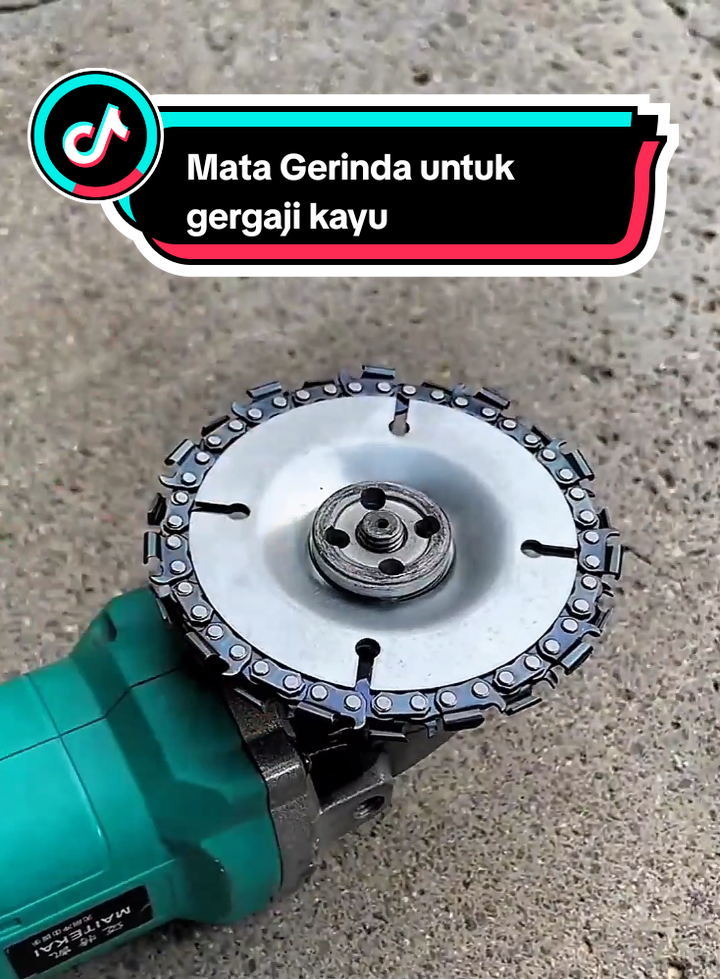 Mata Gergaji Rantai yang bisa dipasang di mesin gerinda #matagerinda #matagerindagergajikayu #matagerindachainsaw 