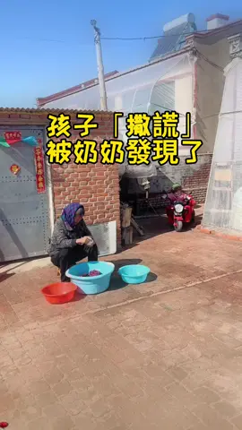 孩子撒謊被奶奶發現😅#短劇 #短劇推薦 #農村生活 