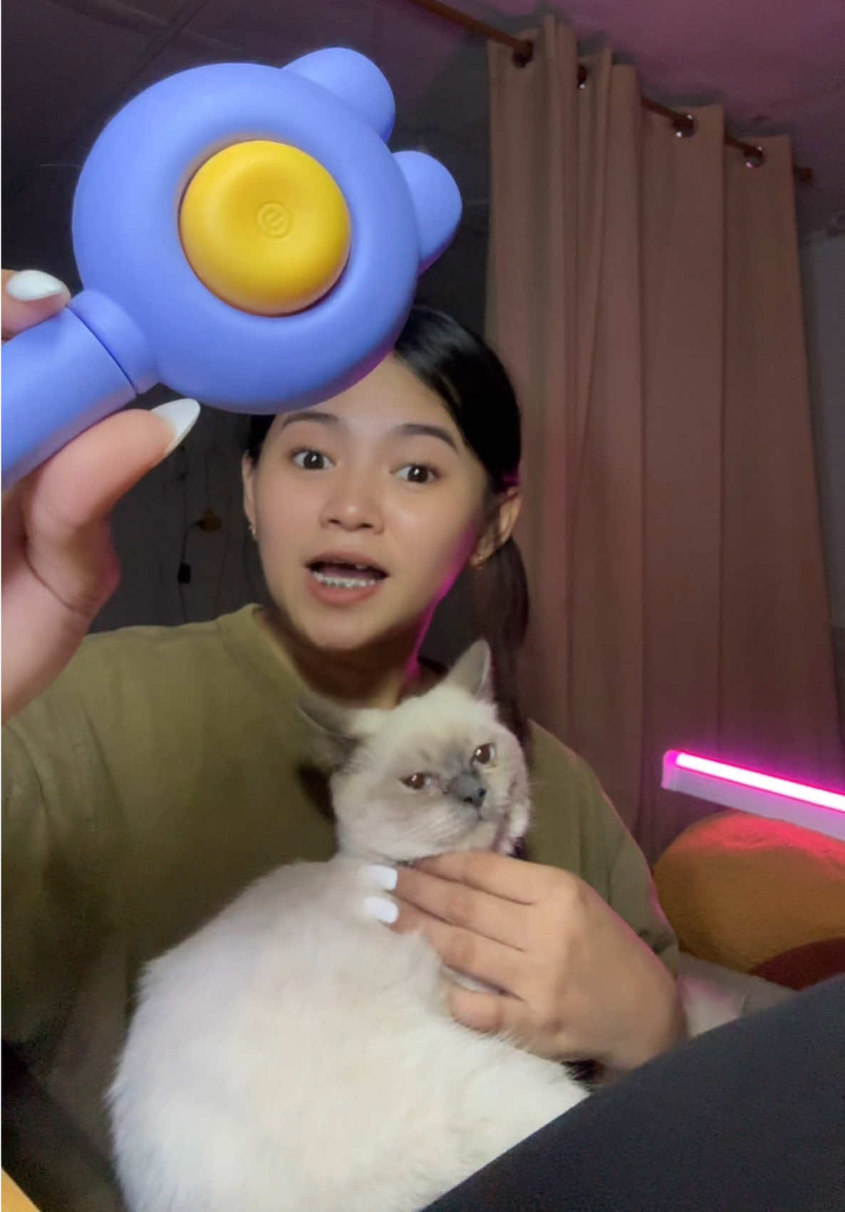 Perfect ito hair brush para sa mga alaga natin makakapal ang balahibo #foryou #cats #cat #catbrush #hairbrushforcat #fyp 