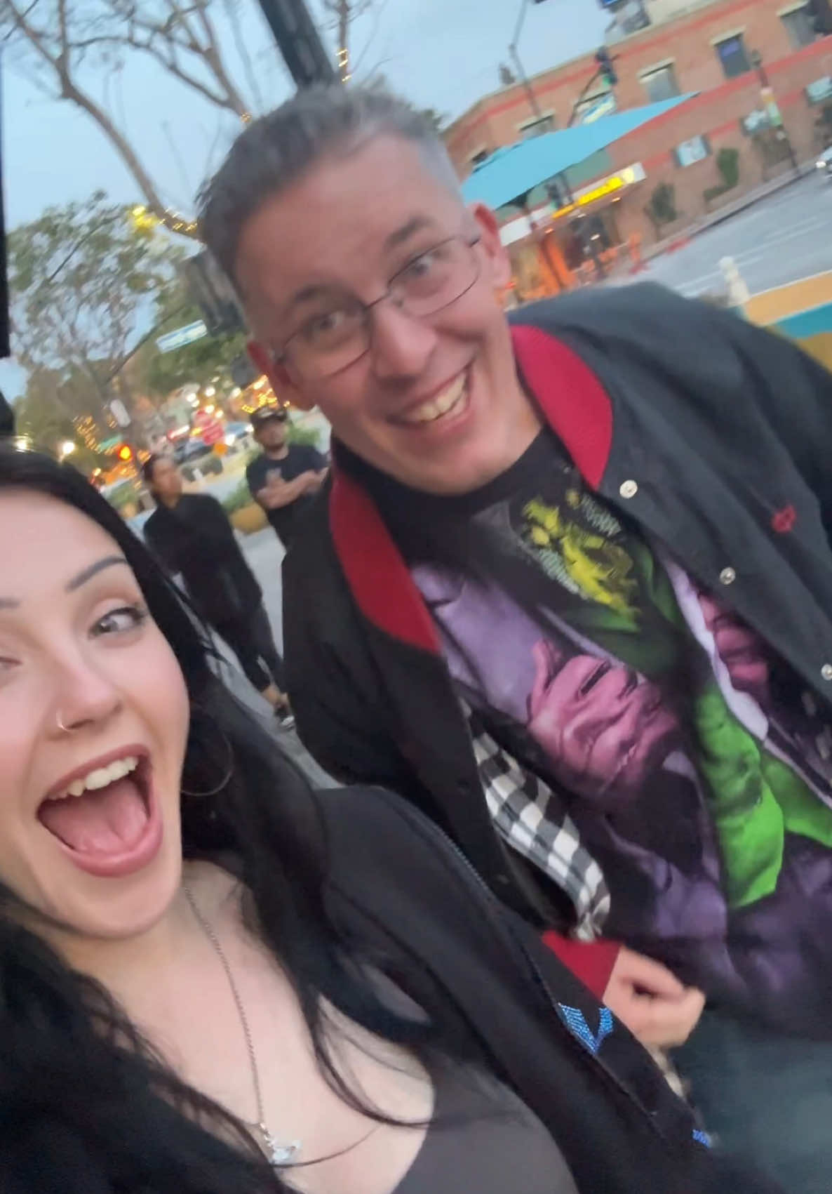 took david to see sinners for our bimonthly movie visit  safe to say he had a good time #sinners #sinnersmovie #davidhowardthornton #terrifier 