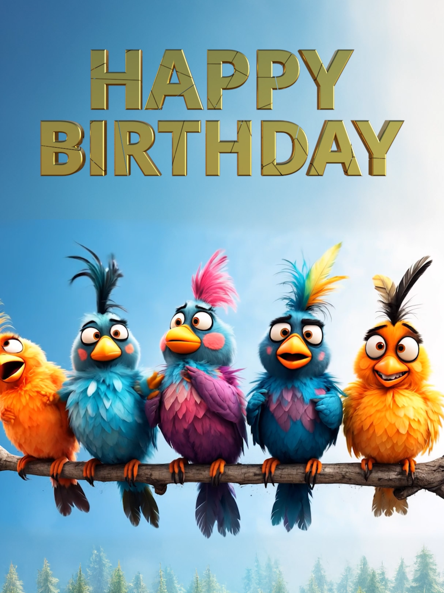 Happy Birthday to You! Funny birds🦜🎉🎁  Full video: https://youtu.be/iVxfL6A4dM4  Congratulate your loved ones and friends on their birthday with our video. Let our video be a wonderful addition to your congratulations and create a festive atmosphere. 🎁  Like, comment and subscribe to my channel so you don't miss new videos: https://www.youtube.com/channel/UCRQFH3cfhT_zv6PTbpSb5IQ #birthdayparty #congratulations #videocongratulations #birthday #videogreeting #happybirthday #happybirthdaytoyou #happybirthdaysong #happybirthdaysongremix