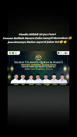 Benar² Kecil Kecil Cabe Rawit, Adinda Hany Virginia Anggraini utusan kafilah Muara Enim raih juara 1 cab. Hifdzhil 20 juz Putri😍pada STQH Sumatera Selatan 2025☺ Do'ain nanti di Nasional bisa tampil Memukau lagi🤲❤ #masyaallahtabarakkallah #berkahquran #stqhprovinsi #Sumsel #2025 #fyppppppppppppppppppppppp 