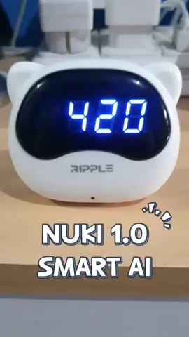 Hello Nuki si kucing pintar versi upgrade dari bebek pintar ! #hellonuki #smartai #smarthome #bebekpintar #ripplerippods  #cuantanpabatas 