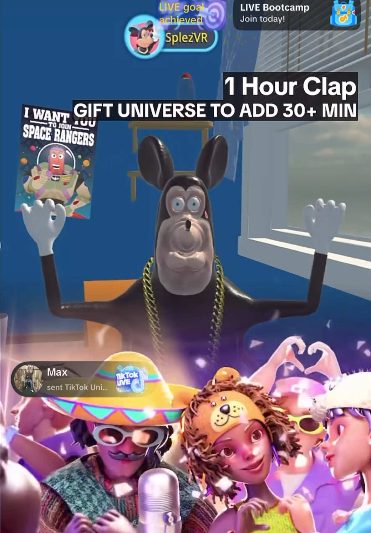 HE DROPPED 4 UNIVERSES AND A ZEUS @Max #splez #tiktoklive #live #splezvr #fyp #livebattle #universe #tiktokuniverse #tiktokbattle #vr #vrchat 