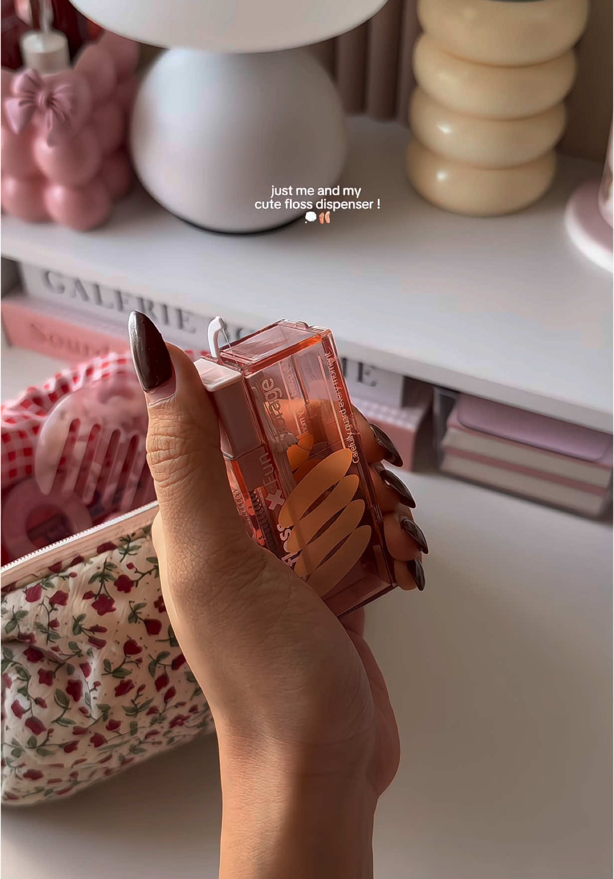 another cute finds 💘💫 #dentalfloss #floss #oralhealth #oralcare #dispenser #storage #storagebox #fyp #trending #viral 