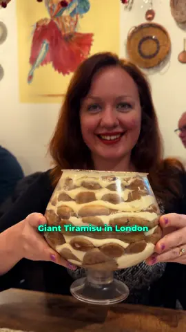 🇮🇹Tarantella is a family-run neighbourhood Italian restaurant in Chiswick, serving a mix of homemade pasta and pizza, as well as some truly unique dishes — including their signature Tiramisu XXL! 🍝🍕🍰 🍨 This delicious giant dessert can be served for 8 people, but a sweet tooth like me would struggle to share it (no shame!). Think layers of espresso-soaked ladyfingers and mascarpone stacked high in a dessert made to share. It’s rich, fluffy, and definitely worth saving room for (trust me!). 🤎 This dessert is sure to be a showstopper at your next gathering and will make every evening memorable and fun! 📍4 Elliott Rd, Chiswick, London W4 1PE Come hungry! #italy #desert #london #food #sweet #foodies 
