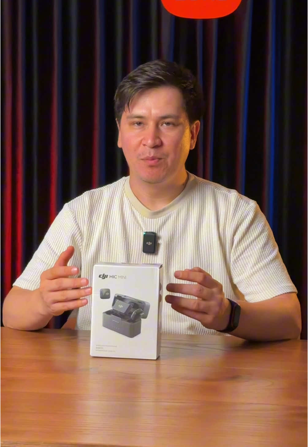 DJI mic mini Цена-3200 манат Адрес:Т.ц 15 лет Независимости, первый этаж, 141 магазин.  Доставка по Ашгабаду бесплатная Доставка по велаятам есть Номер: +99361973340 @yskrynshot 