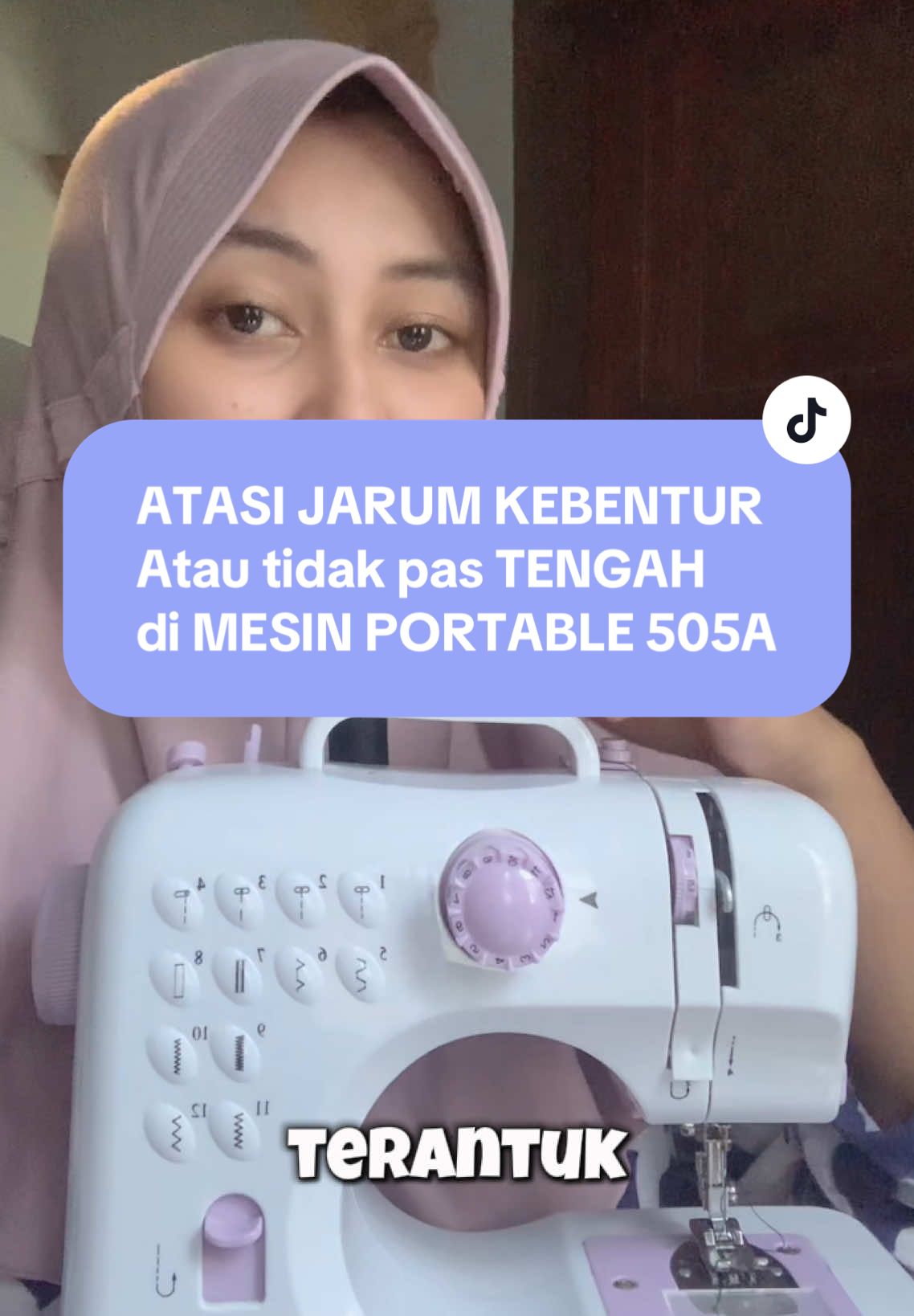 Atasi jarum kebentur kanan atau tidak pas tengah dimesin jahit portable 505A #fyp #mesinjahitportable505 #mesinjahitportable705 #mesinjahitportableviral #caramengatasijarumkebenturdimesinjahitportable505 #jarumtidakpastengahdimesinjahitportabel505 