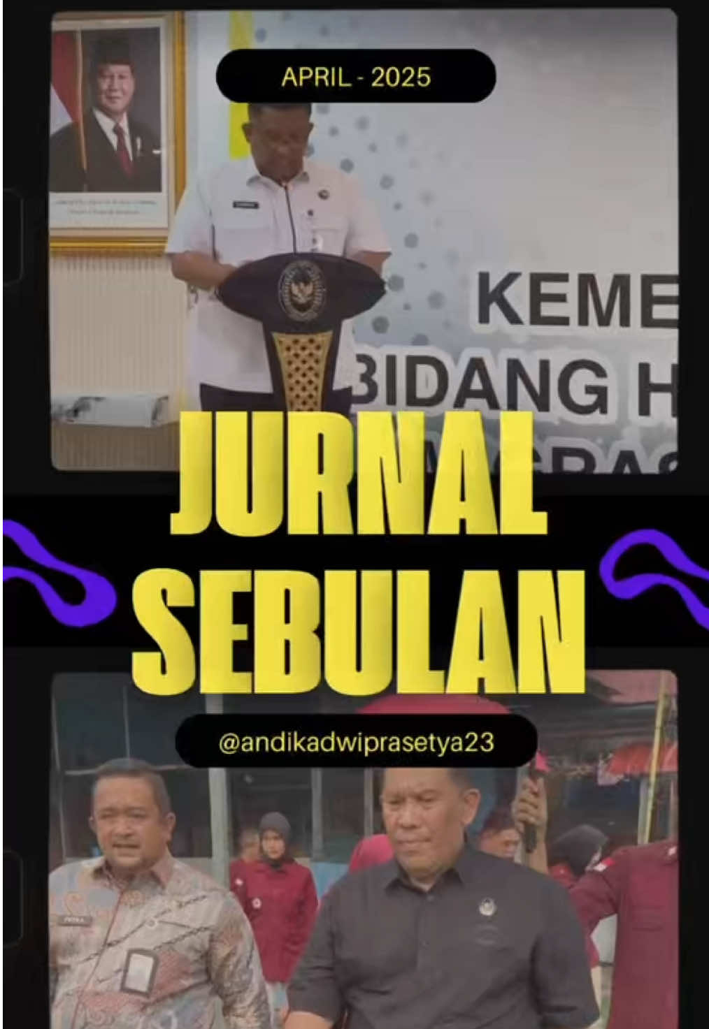 Langkah Pasti untuk Negeri! Selama sebulan penuh, Bapak Sekretaris Kementerian Koordinator Kumham Imipas terus bergerak, menjalin sinergi, dan mendorong perubahan di bidang Hukum, Hak Asasi Manusia, Imigrasi, dan Pemasyarakatan. Satu tujuan: Indonesia yang lebih maju! @Kemenko Kumham Imipas @Yusril Ihza Mahendra  #JurnalKerja #LangkahPasti #KemenkoKumhamImipas #KerjaNyataUntukBangsa