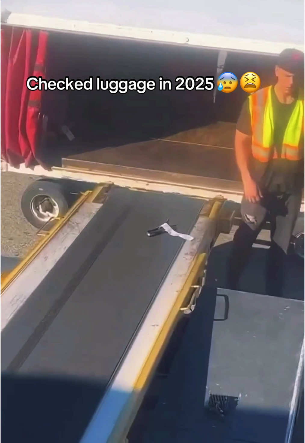 POV: You’re still paying for checked bags 😭😩 #travel #backpack #dufflebag #carryon