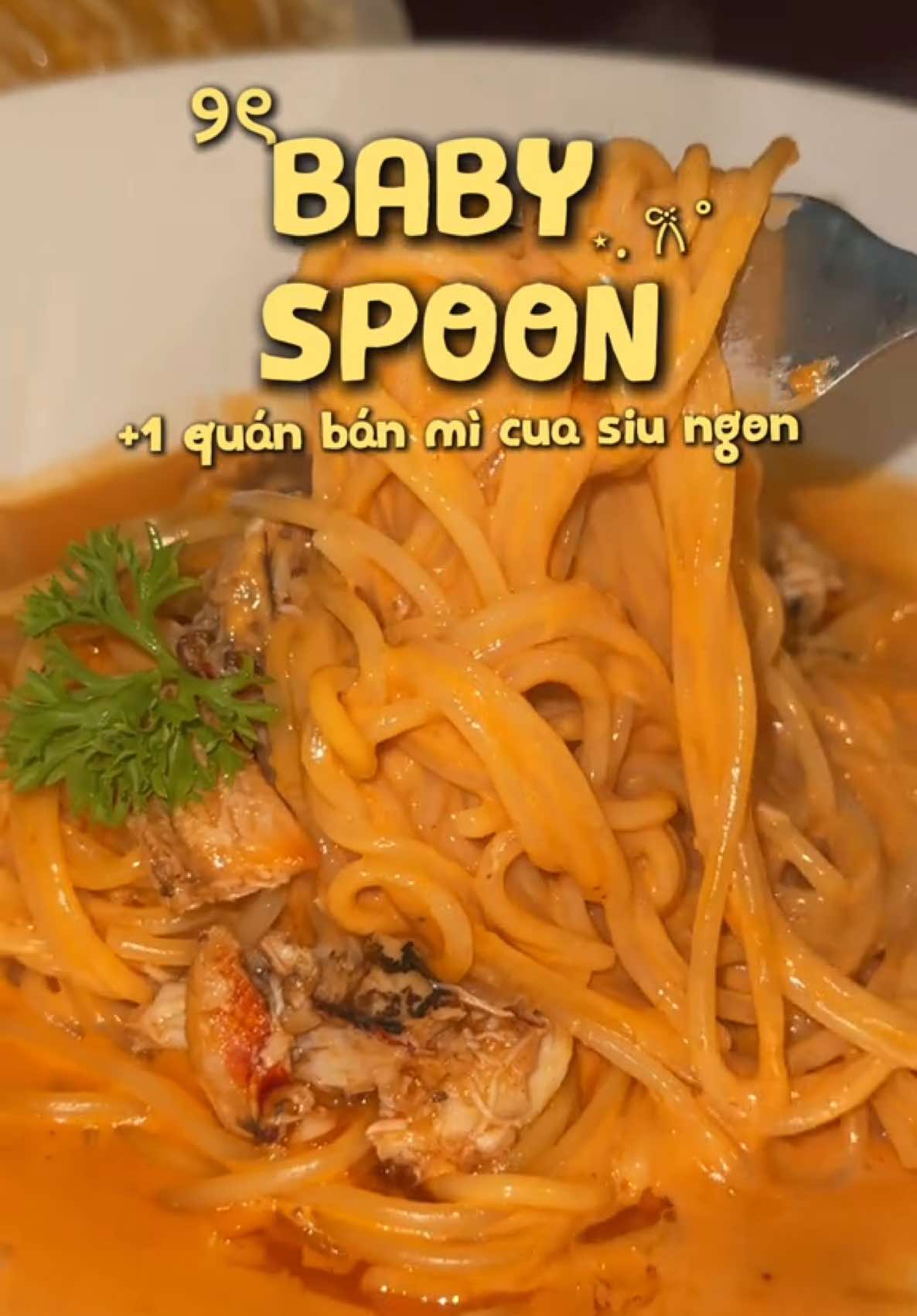 Đi quán này nhớ đặt bàn nhe mn #saigon #babyspoon #micua #reviewfood #saigonangi 