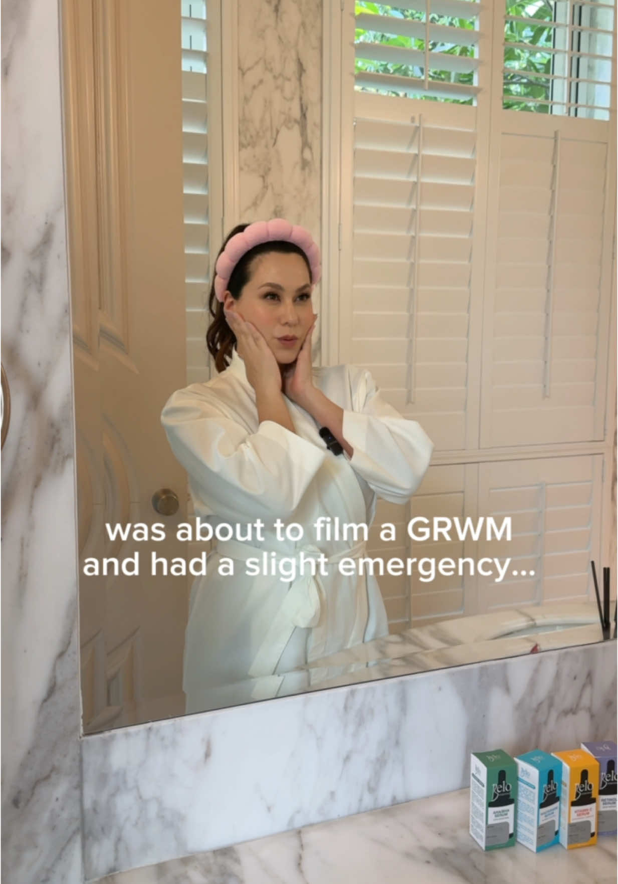 when your mom’s a derma, the emergencies usually go like this 😅😋 here’s how to use the belo essentials serums 🌟 #skincaretips 