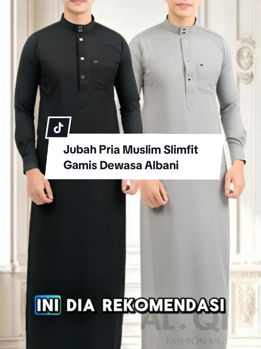 Jubah Pria Muslim Slimfit Gamis Dewasa Albanin #jubah #jubahpria #gamispria #jubahmurah #bajumuslim 
