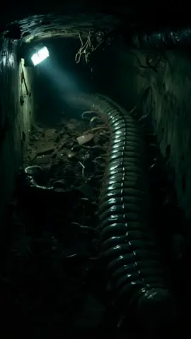 This Amazonian giant centipede is spotted in London Sewers 😫 #londonsewerslugs #terrifying #creepy #aiart 