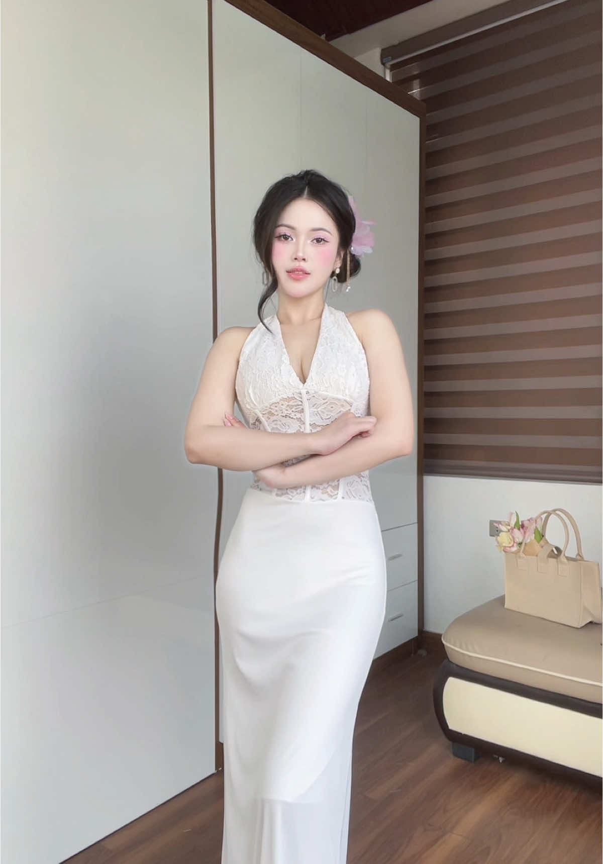 Toàn đồ chinhhh @Sayuri Design  #viral #trending #outfitxinh #vayxinh #vaydibien #damdibien #damxinh 
