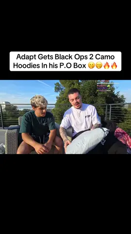 Adapt Gets Black Ops 2 Camo Hoodies In his P.O Box 🫢🫢🔥🔥 #clothingbrand #callofduty #viral #fyp #bo2 #blackops2 #fazeadapt #livelylysarchives #faze #pobox 