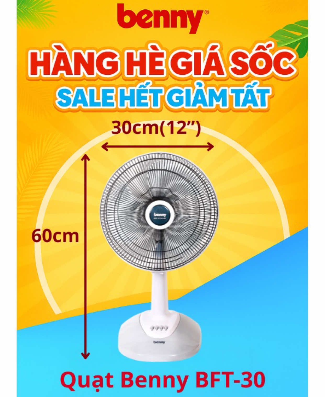 Quạt bàn, quạt cây, quạt Benny BFT-30 #quat #benny #bennyvietnam #quatbenny #quatcay #quatdien #fan #quatmini #he2025 #muahe #giamgia #giamgia 