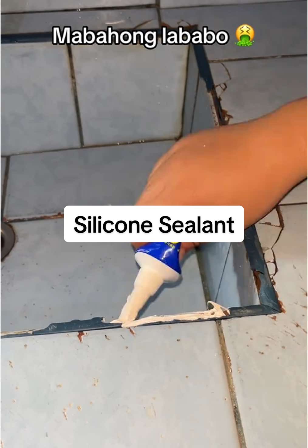 Sagot sa bitak2 na tiles at mabahong lalabo | silicone sealant waterproof multi purpose sealing glue #sealingglue #siliconesealant #sinkglue #sealant #bitakbitaknatiles #mabahonglababo #siliconesealantforsink 