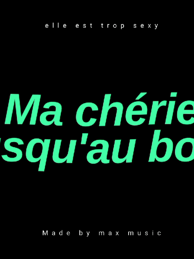 elle est trop sexy 😇😍 #musica #maxmusic #parole #song #france #africa #nigeria 