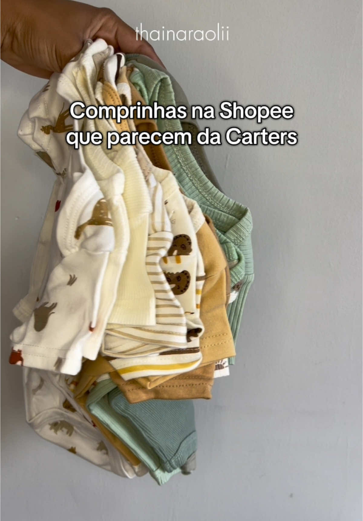 Comprinhas na Shopee para o enxoval do meu futuro baby 🤎✨ #enxovaldebebe #maternidade #gravidez #maedeprimeiraviagem #gravida #gestante #enxovaldebebê #fypツ 