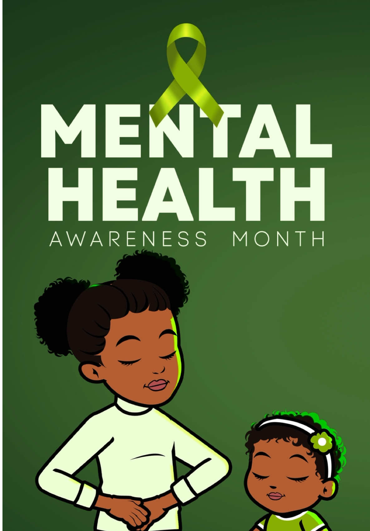 May is Mental Health Awareness Month! 💚 At Gracie’s Corner, we believe it’s okay to talk about our feelings, ask for help, and take care of our minds! Let’s keep spreading kindness, love, and good vibes all month long. . . #graciescorner #MentalHealthAwareness #representationmatters 