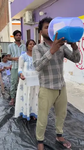 Slime pour family game challenge fun for entertaining game  #reels #challenge #fouryoupege #newtrend #viralvideos #nadeem51110