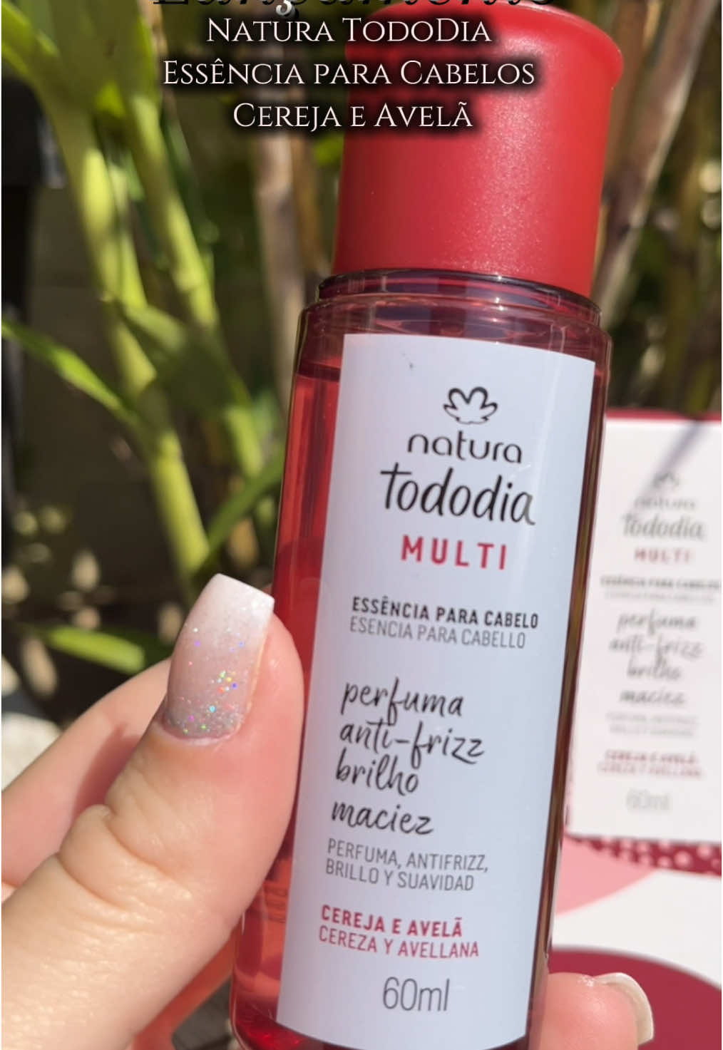 Lançamento Natura Todosdia Multi  Essência para Cabelo Fragrância: Cereja e Avelã  @Natura Loja Oficial  #revendedora #natura #cerejaeavelã #perfumecapilar #cabelos #perfumaria 